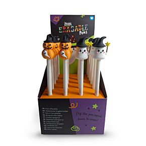 Penna Cancellabile SPOOKY con Copripenna - Fantasma & Zucca 