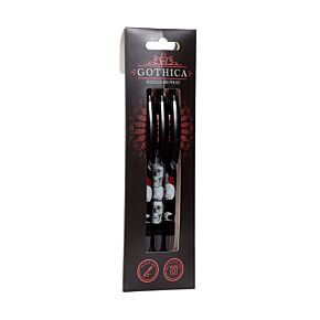 Set di 3 Penne in Plastica Riciclata RABS - Gothica Set di 3 Penne in Plastica Riciclata RABS - Gothica