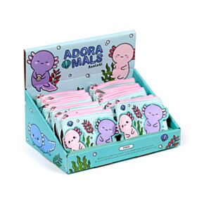 Portamonete con Cerniera in PVC - Maddie, l'Axolotl - Animali Dolci ADORAMALS