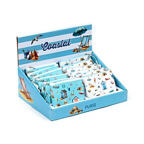 Portamonete in PVC con Cerniera - Icone della Spiaggia Portamonete in PVC con Cerniera - Icone della Spiaggia