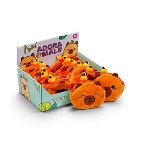 Mini Portamonete con Rivestimento in Peluche - Capibara - Animali Dolci ADORAMALS