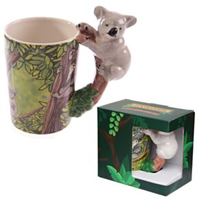 Tazza in Ceramica con Manico a Forma di Koala - Animali - Zooniverse