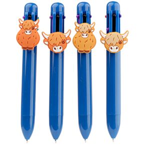 Penna Multicolore (6 Colori) - Bue Scozzese