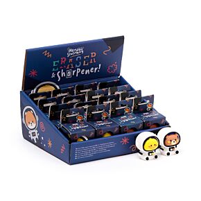 Temperamatite e Gomma 2 in 1 - Spazio - Animali Dolci Temperamatite e Gomma 2 in 1 - Spazio - Animali Dolci