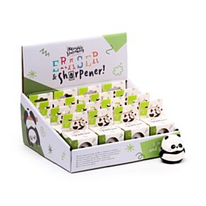 Temperamatite e Gomma 2 in 1  - Panda