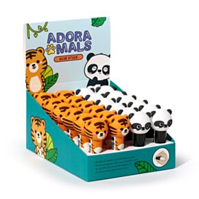 Colla Stick - Tigre e Panda - Animali Dolci Selvatici ADORAMALS