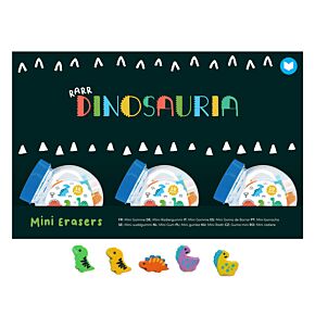 Confezione di Mini Gomme da Cancellare - Dinosauri - Dinosauria Confezione di Mini Gomme da Cancellare - Dinosauri - Dinosauria