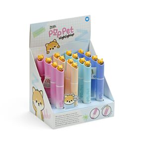 Evidenziatore con Topper Pop Pet - Shiba Inu - Animali Dolci ADORAMALS