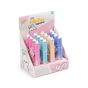 Evidenziatore con Topper Pop Pet - Coniglio - Animali Dolci ADORAMALS