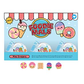 Confezione di Mini Gomme da Cancellare - Foodiemals