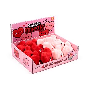 Antistress di Peluche - Cuore - J'Adoramals - Queasy Squeezies