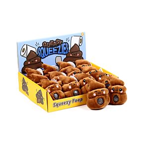 Antistress di Peluche - Poop - Cacca - Queasy Squeezies Antistress di Peluche - Poop - Cacca - Queasy Squeezies