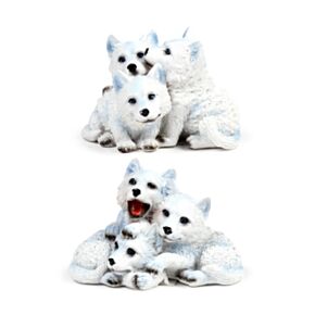 Trio di Cuccioli di Lupo