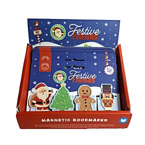 Set di 4 Segnalibri Magnetici di Natale - Amici del Natale