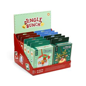 Decorazione Pom Pom da Comporre - Fai da Te - Banda Nataliza - JINGLE BUNCH