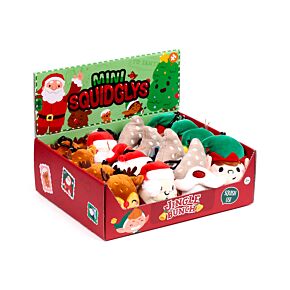 Portachiavi Squidglys in Peluche - Amici del Natale Portachiavi Squidglys in Peluche - Amici del Natale