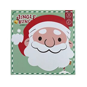 Tovaglioli di carta 3 veli - Confezione da 12 - Babbo Natale - Jingle Bunch 