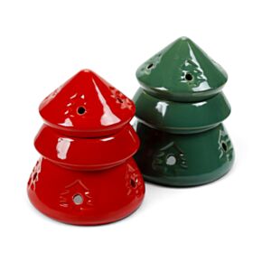 Brucia Essenze in Ceramica a Forma di Albero di Natale - Eden