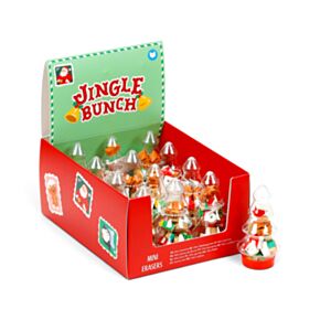 Confezione di Mini Gomme da Cancellare - Albero di Natale - Banda Natalizia