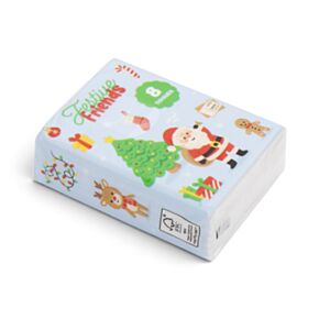 Confezione Nataliza di 8 Fazzoletti Tascabili - Amici del Natale 