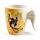 Tazza in Ceramica con Manico a Forma di Ali d'Angelo - Angelo