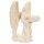Portacandela con Angelo Inginocchiato 18cm - Color Crema