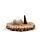 Brucia Incenso per Coni con LED - Stregone Oscuro con Gatto Nero