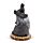 Brucia Incenso per Coni con LED - Stregone Oscuro con Gatto Nero