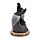 Brucia Incenso per Coni con LED - Stregone Oscuro con Gatto Nero