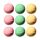 Set di 9 Mini Bombe da Bagno, con Olio di Mandorla - Farfalle - Meadows