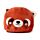 Cuscino di Peluche con Coperta 2 in 1 - Ru, il Panda Rosso - Blankeazzz