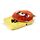 Cuscino di Peluche con Coperta 2 in 1 - Ru, il Panda Rosso - Blankeazzz
