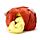 Cuscino di Peluche con Coperta 2 in 1 - Ru, il Panda Rosso - Blankeazzz