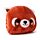 Cuscino di Peluche con Coperta 2 in 1 - Ru, il Panda Rosso - Blankeazzz