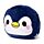 Cuscino di Peluche con Coperta 2 in 1 - Nico, il Pinguino - Blankeazzz