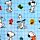 Cuscino di peluche con Coperta 2 in 1 - Snoopy & Woodstock - Blankeazzz