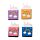 Set di 4 Segnalibri Magnetici a Forma - Unicorno