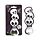 Apribottiglie in PVC con Teschi Spettrali - Spooky