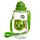 Borraccia per Bambini con Cannuccia 450ml - Dinosauro - Animali Dolci