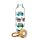 Borraccia in Vetro con Tappo in Bambù 500ml - Volkswagen T1 - Summer & Surf