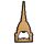 Calamita da Frigo Apribottiglie in PVC - I Love Torino - Mole Antonelliana