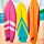 Telo Mare in Microfibra - Tavole da Surf - Beach Life