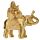 Buddha Dorato Seduto su Elefante