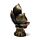 Buddha Thailandese Seduto - Oro e Rosso - Fiore di Loto