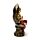 Buddha Thailandese Seduto - Oro e Rosso - Fiore di Loto
