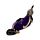 Buddha Thailandese Sdraiato - Nero e Viola