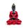 Buddha Thailandese - Rosso, Nero e Oro - Contemplazione