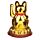 Maneki Neko Gatto che Saluta - Oro