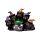 Gatti Neri con Cappello da Strega - Calderone Bollente con LED