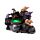 Gatti Neri con Cappello da Strega - Calderone Bollente con LED